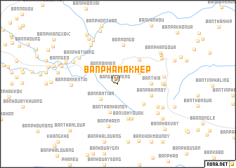 map of Ban Phamakhèp
