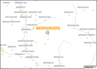 map of Ban Phiakong