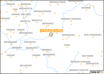 map of Ban Phia Oum