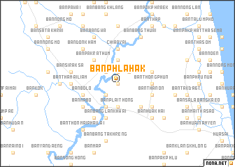 map of Ban Phla Hak