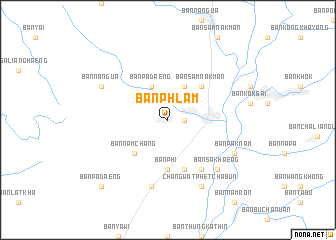 map of Ban Phlam