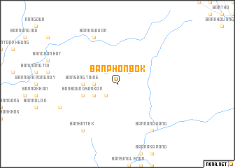 map of Ban Phônbôk