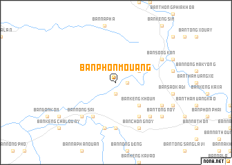 map of Ban Phônmouang
