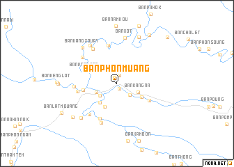map of Ban Phônmuang