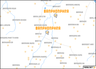 map of Ban Phon Phra
