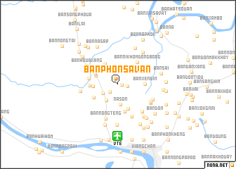 map of Ban Phônsavan