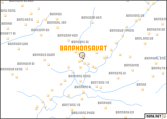 map of Ban Phonsavat