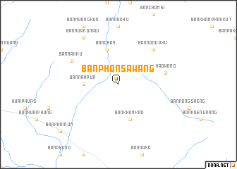 map of Ban Phon Sawang