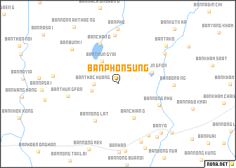 map of Ban Phon Sung