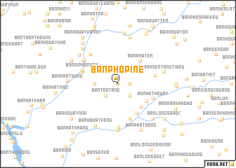 map of Ban Pho Pine