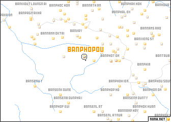 map of Ban Pho Pou