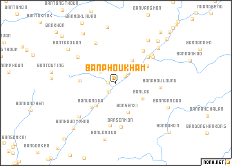 map of Ban Phoukham