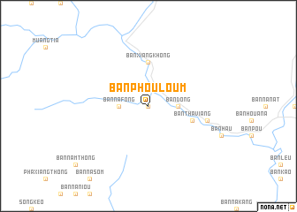 map of Ban Phouloum