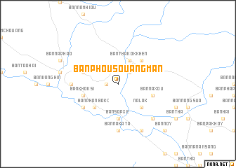 map of Ban Phou Souang Man