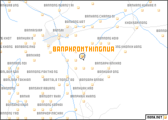 map of Ban Phrom Thing Nua