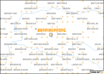 map of Ban Piakprông