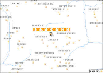 map of Ban Pingchangchai