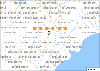 map of Ban Plai Khlong Om