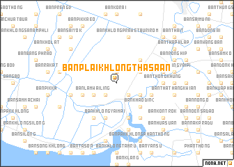 map of Ban Plai Khlong Tha Saan