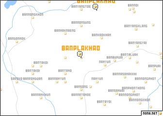 map of Ban Pla Khao