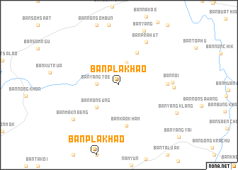 map of Ban Pla Khao