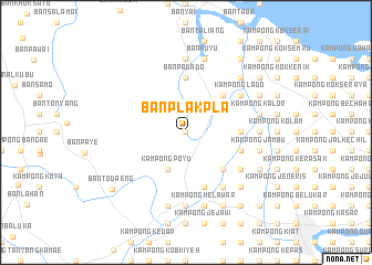 map of Ban Plak Pla