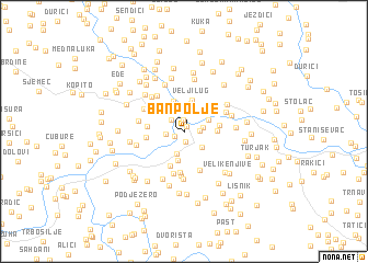 map of Ban Polje