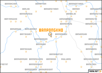 map of Ban Pong Kho