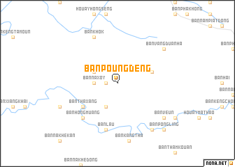 map of Ban Poungdèng