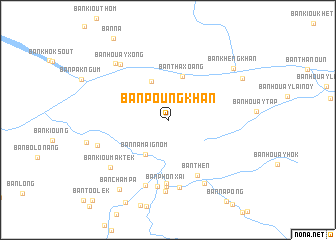 map of Ban Poungkhan