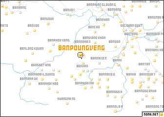 map of Ban Poungvèng