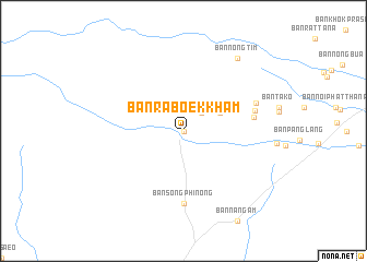 map of Ban Raboek Kham