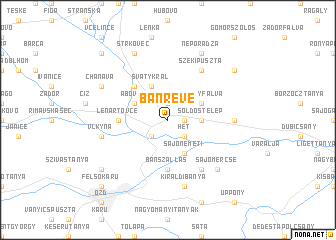 map of Bánréve