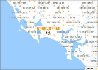 map of Ban Rua Taek