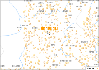 map of Banrwāli