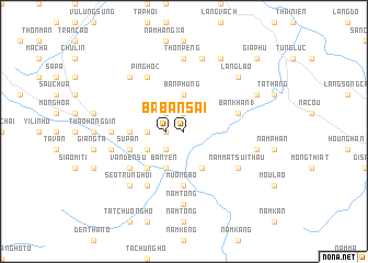 map of Bản Sai