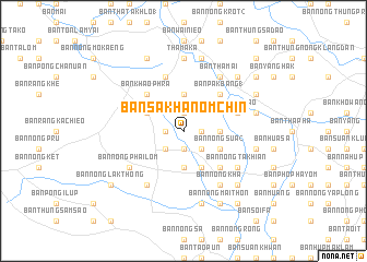 map of Ban Sa Khanom Chin