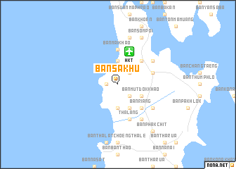 map of Ban Sakhu