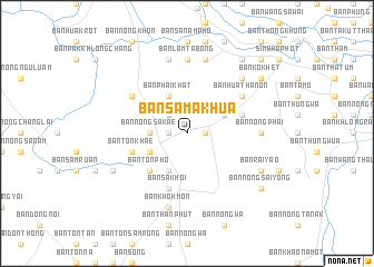 map of Ban Sa Makhua