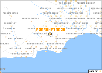 map of Ban Samet Ngam