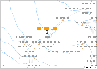 map of Ban Sam Laem