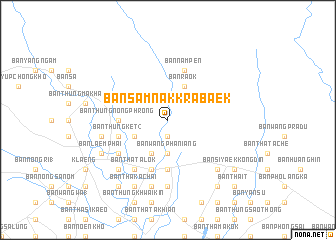 map of Ban Samnak Krabaek