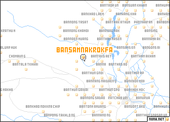 map of Ban Samnak Rok Fa