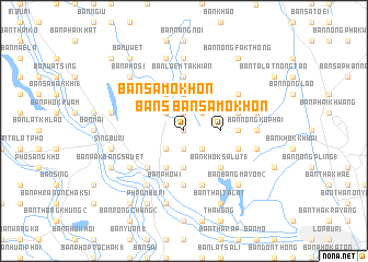 map of Ban Samo Khon