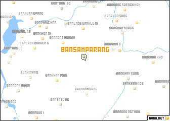 map of Ban Sam Pa Rang
