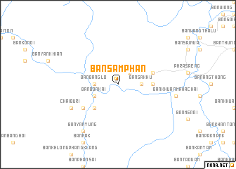 map of Ban Sam Phan