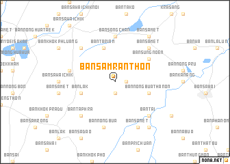 map of Ban Samran Thon