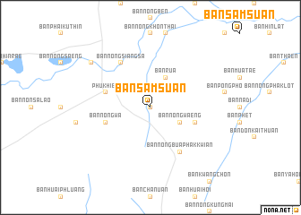 map of Ban Sam Suan