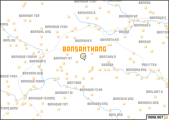 map of Ban Samthang