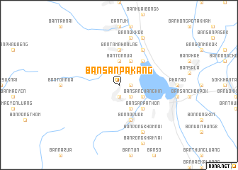 map of Ban San Pa Kang